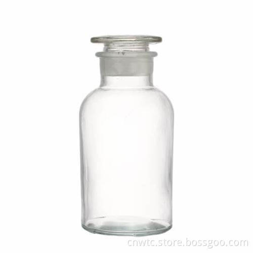 Glass Reagent Bottles in Various Sizes: 60ml, 125ml, 250ml, 500ml, 1000ml - Clear Amber Laboratory Wide Mouth